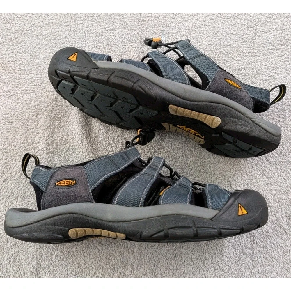 KEEN Newport H2 Navy Blue Gray Waterproof Hiking Sport Water Sandals Mens Sz 10